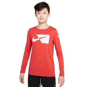 Boys 8-20 Nike Hybrid Dri-FIT Tee, Boy's, Size: XL, Dark Pink